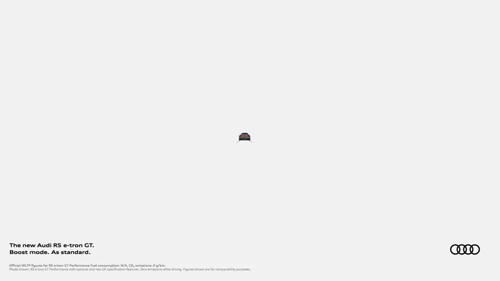 Audi billboard advert