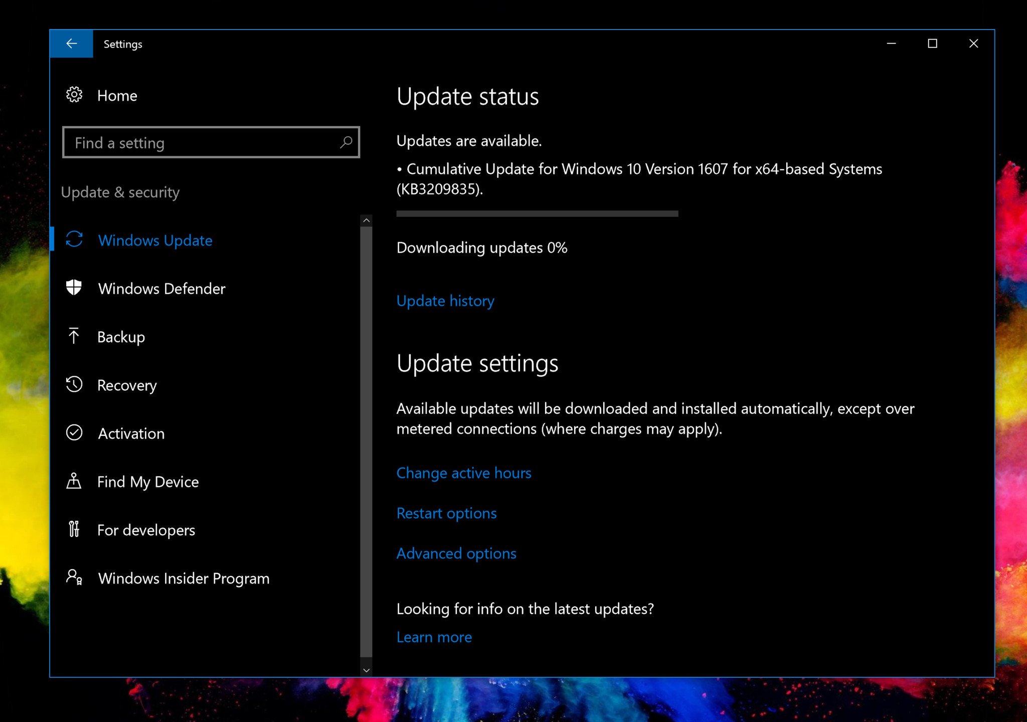 Update for windows 10 for x64 based. Доступно новое обновление. Windows 10 1703. Advanced options Windows 10 на русском.