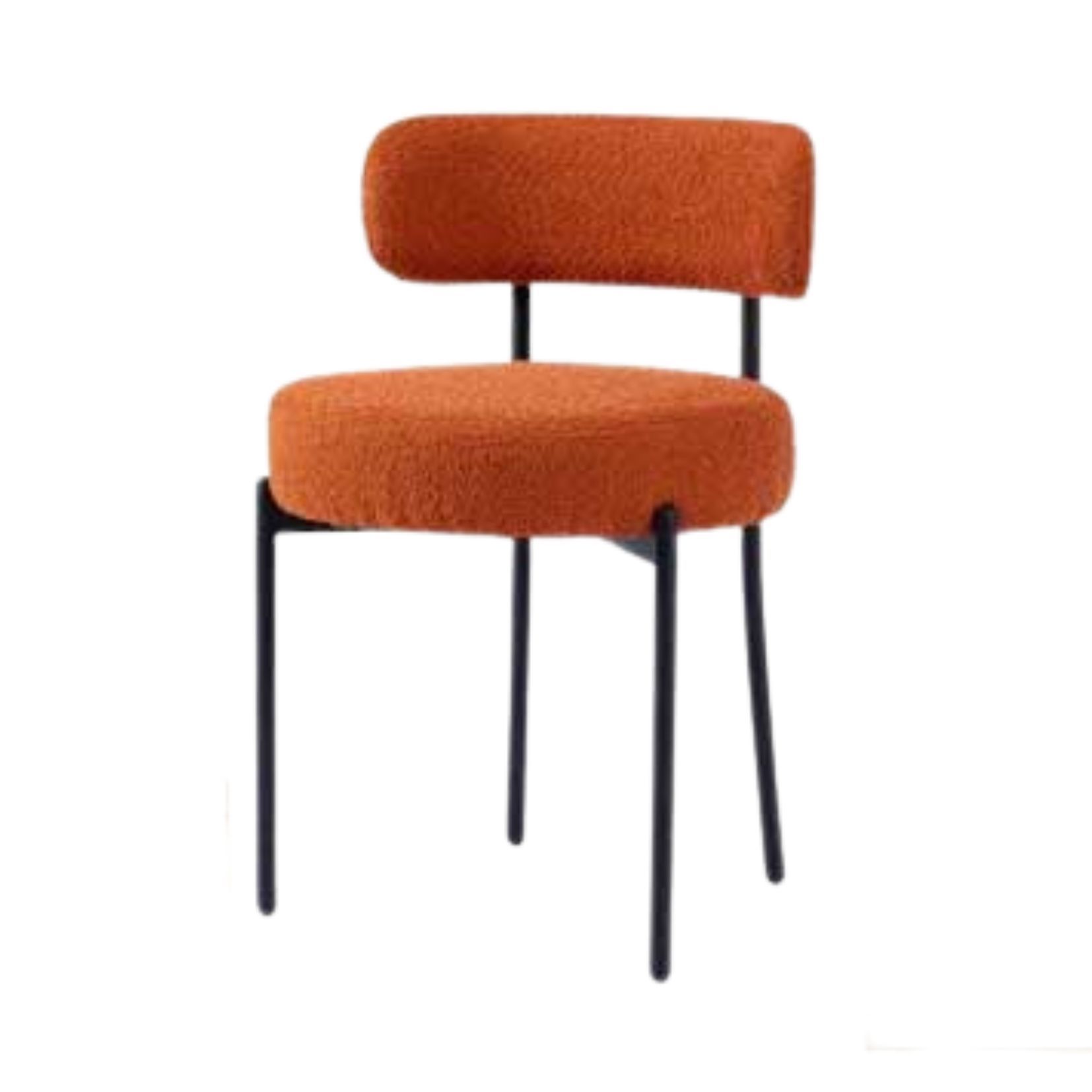 orange dining chair