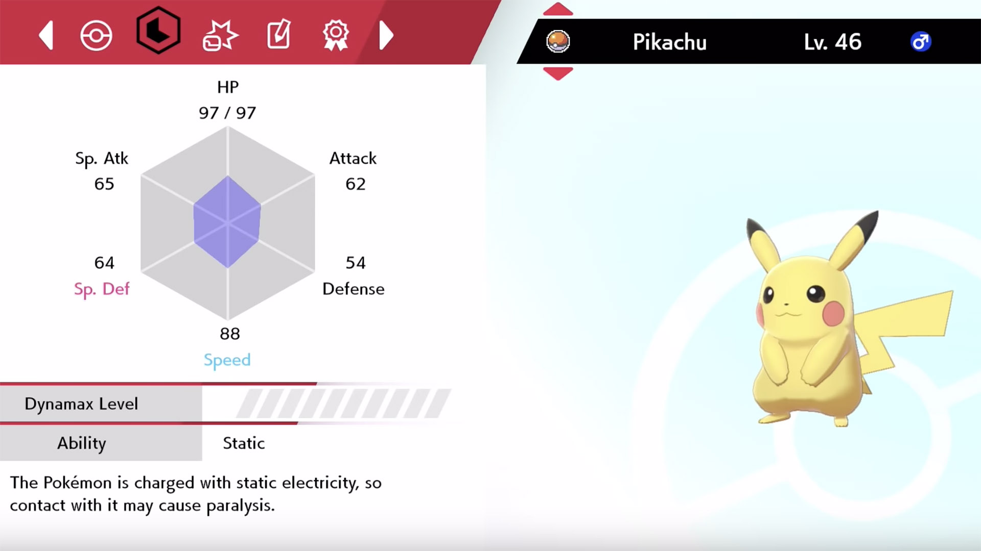 Shiny Pikachu after 62 wild encounter Pokemon Sword/Shield. 