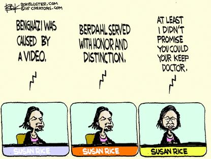 Political cartoon U.S. Susan Rice national security
