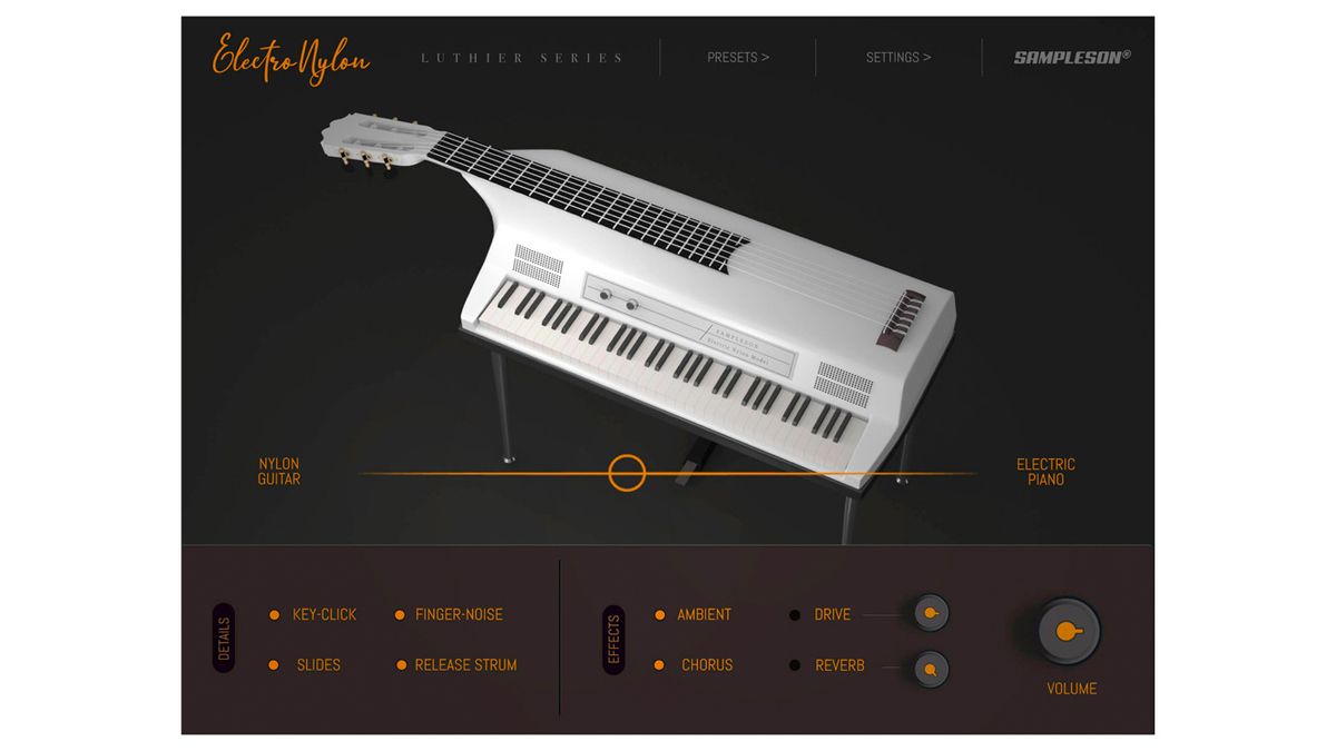 ElectroNylon puts an acoustic guitar and electric piano in one VST