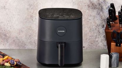 Cosori Pro LE 5-Qt Air Fryer on a kitchen counter.