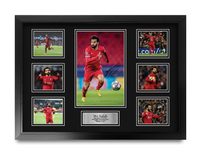 Liverpool's Mohamed Salah signed autograph picture print: A2 size