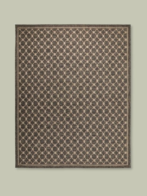 Concept Looms Trellis Brown Area Rug