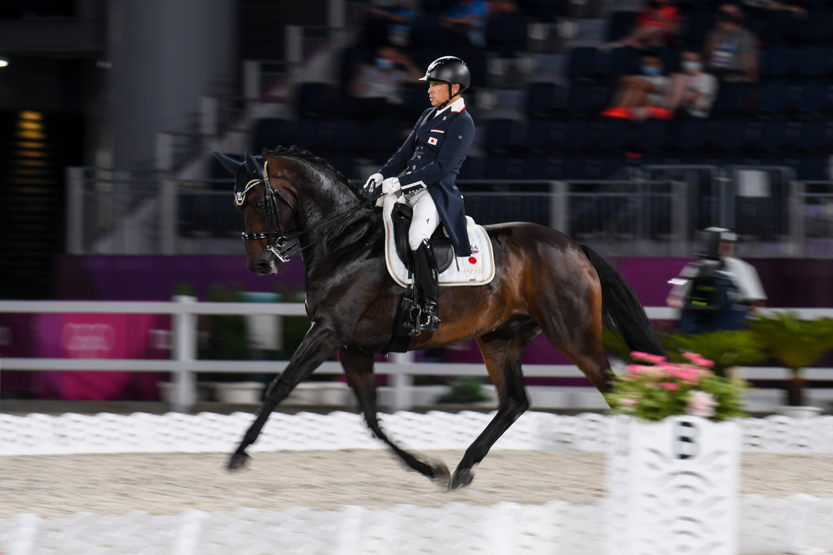 Hiroyuki Kitahara and Huracan 10 at the Tokyo Olympics.
