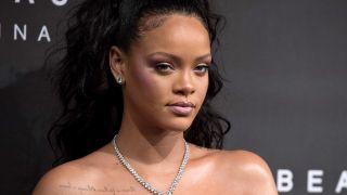 Rihanna at the Savage X Fenty runway show