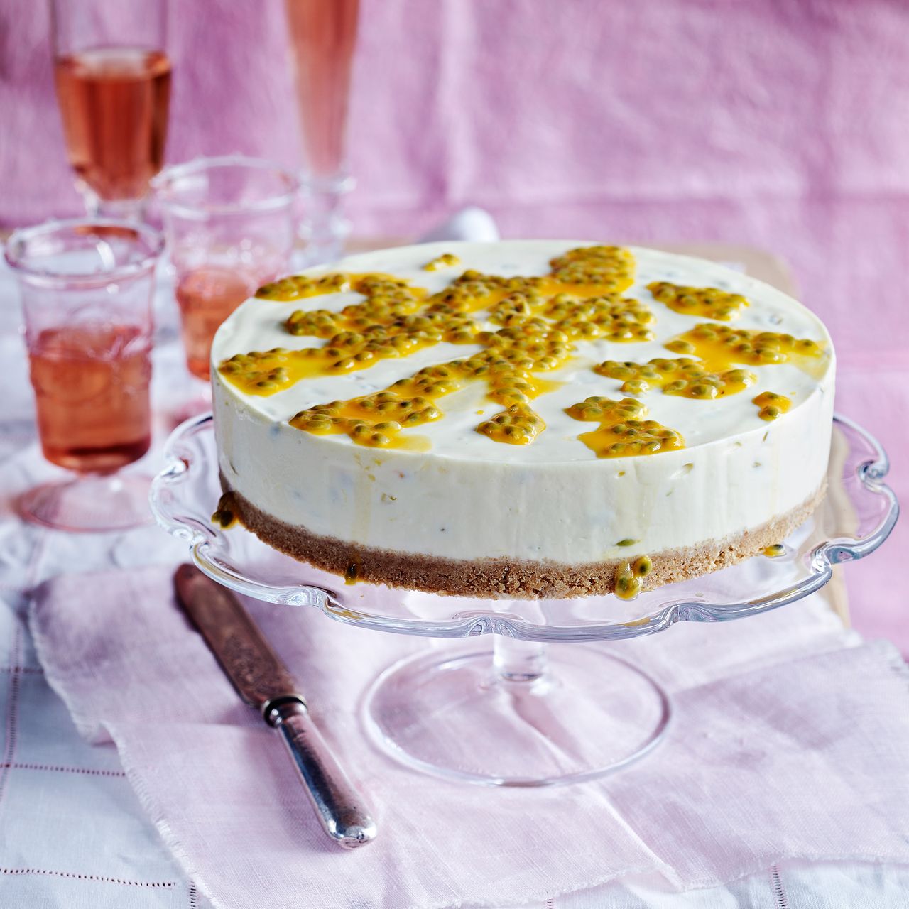 Passion Fruit Cheesecake