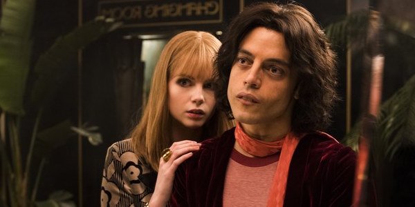 Lucy Boynton and Rami Malek in Bohemian Rhapsody