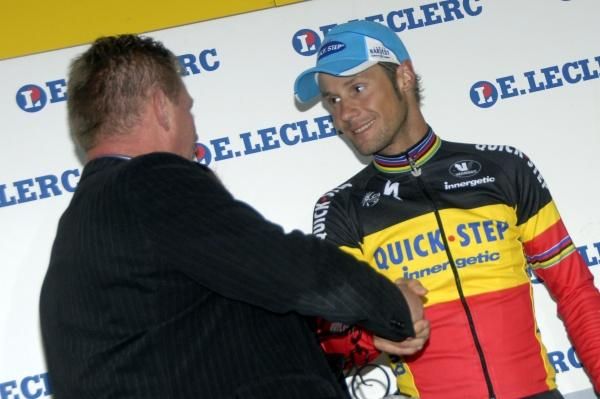 Tom Boonen (Quick Step) was a happy winner.