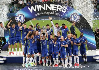 Chelsea lifted the Super Cup following a 6-5 penalty shoot-out win.