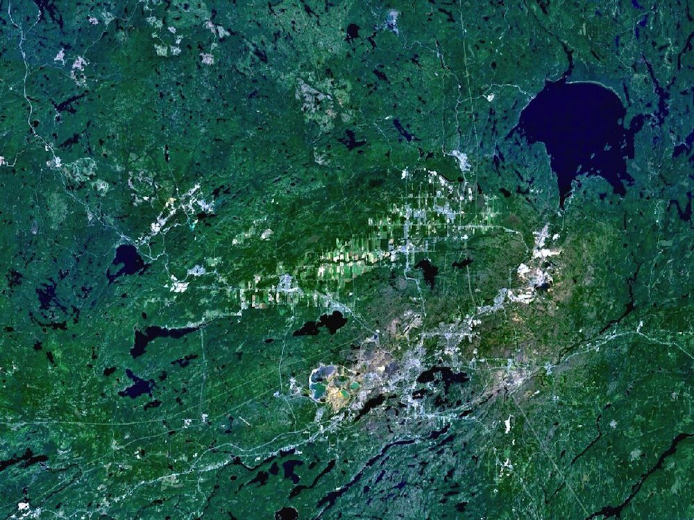 sudbury basin from space