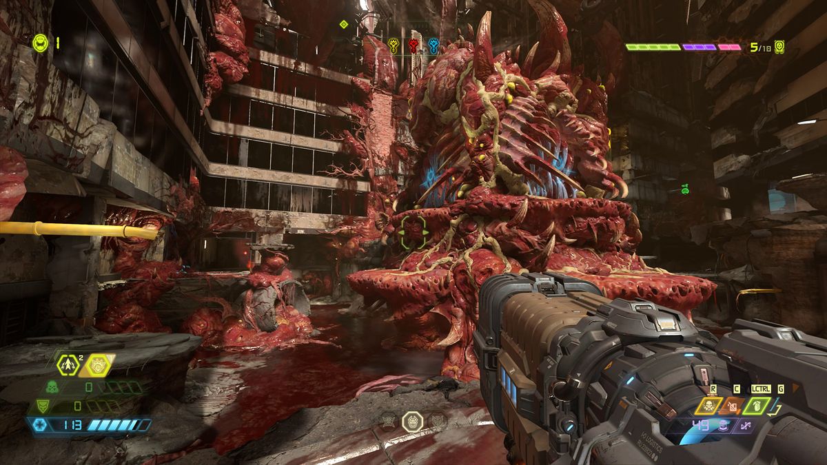 Doom Eternal Super Gore Nest Mecha Zombie Toy