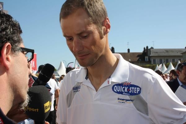 Tom Boonen (Quick Step) is chasing a fourth Paris-Roubaix triumph.