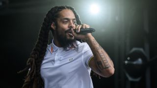 Bob Vylan on stage at Glastonbury