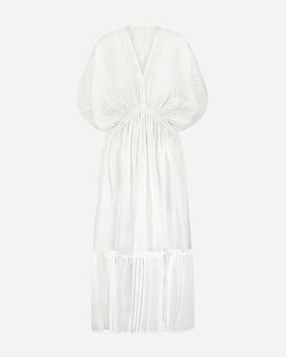 Lemlem Abira Plunge-Neck Dress