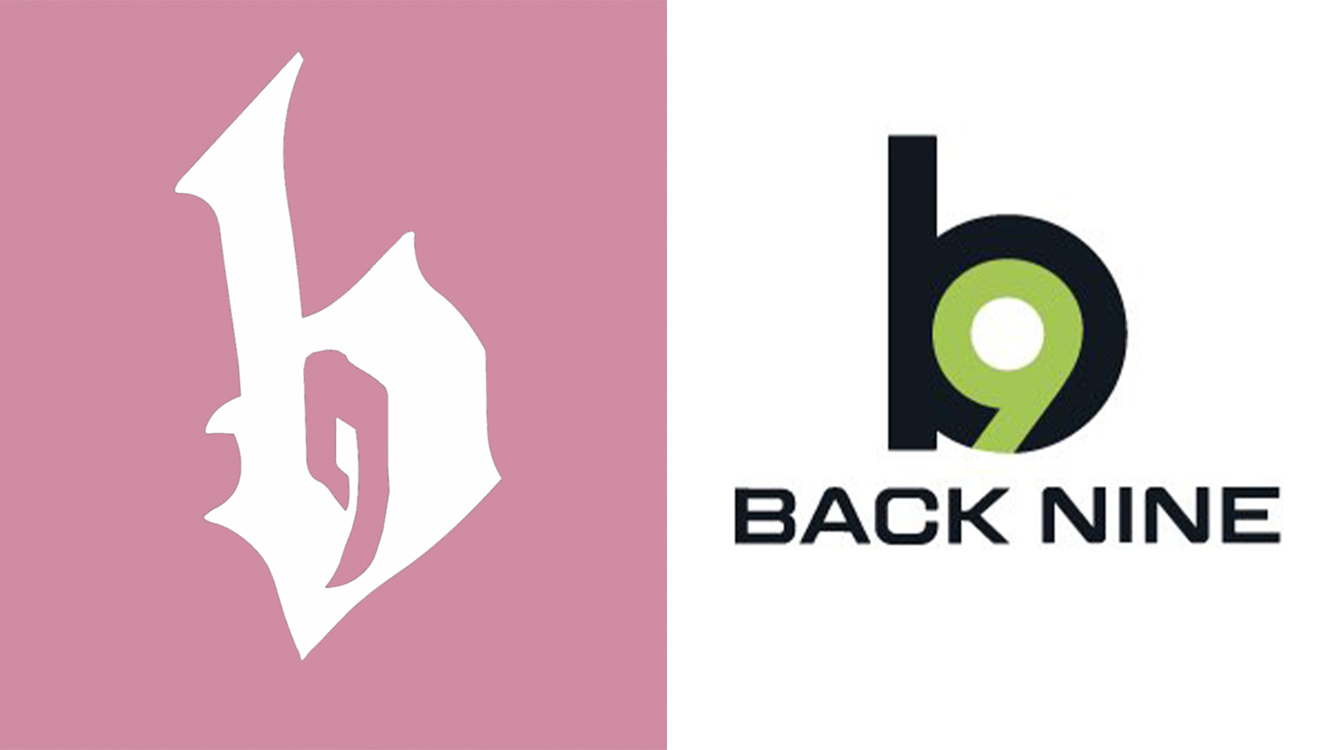 Nike's Bronny James logo vs Back Nine logo