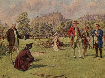 18th century golfers