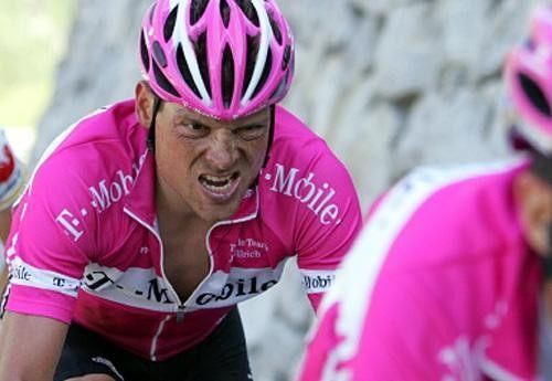 Jan Ullrich (T-Mobile) grits his teeth