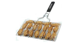 AIZOAM Portable Stainless Steel BBQ Barbecue Grilling Basket