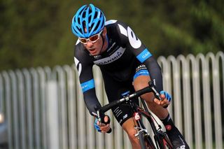 David Millar (Garmin-Cervelo) with a strong ride to finish in second place