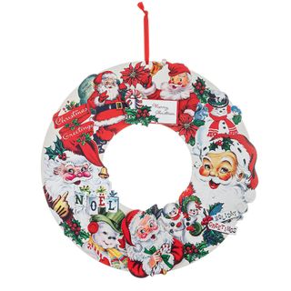 Vintage christmas wreath 