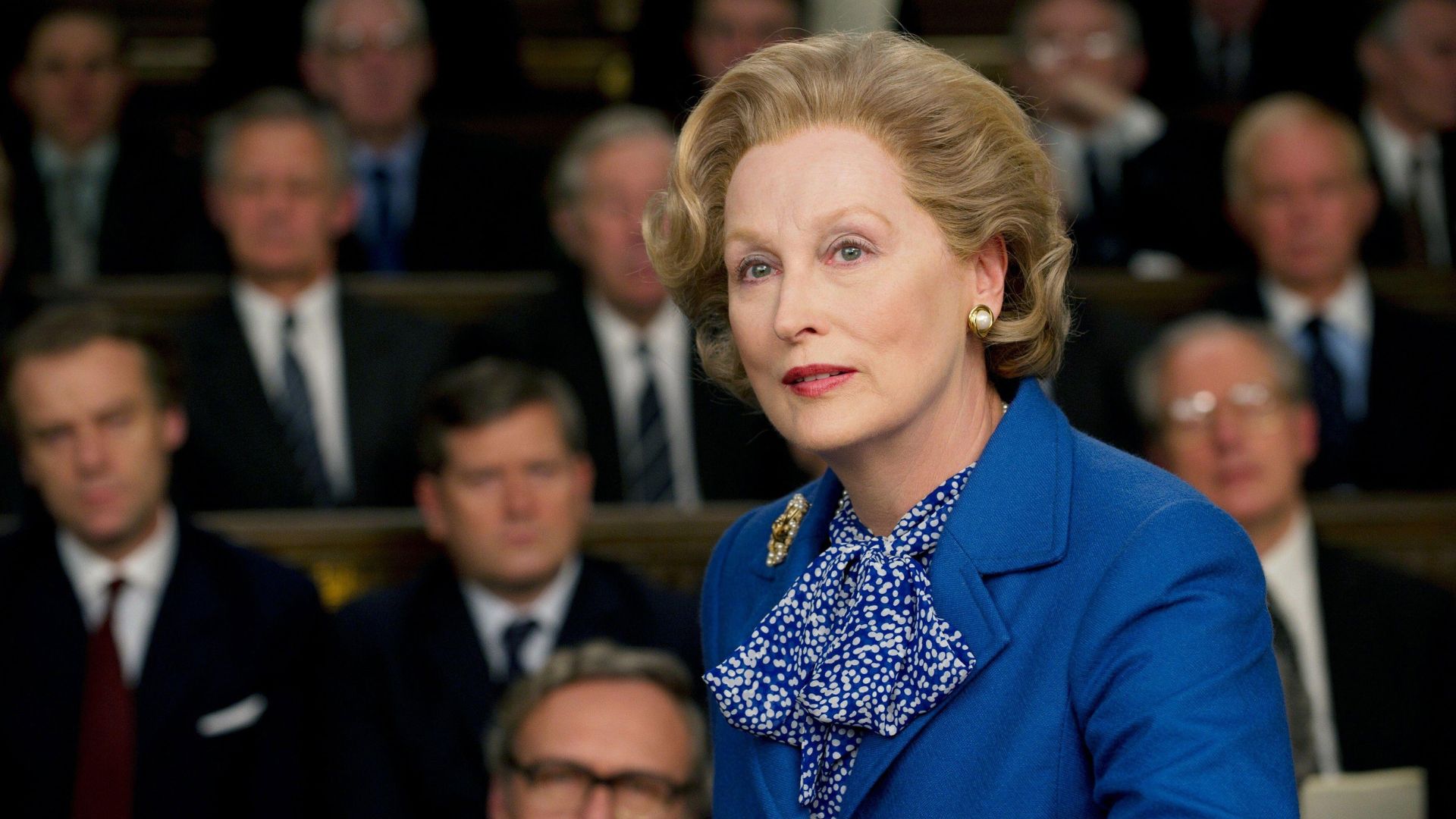 Meryl Streep as Margaret Thatcher in The Iron Lady