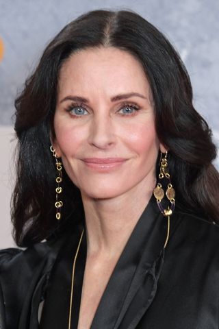 Courteney Cox pictured with glowing skin
