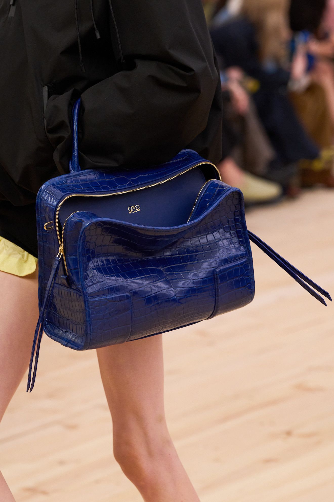 A close-up image of Loewe's new square top-handle bag.