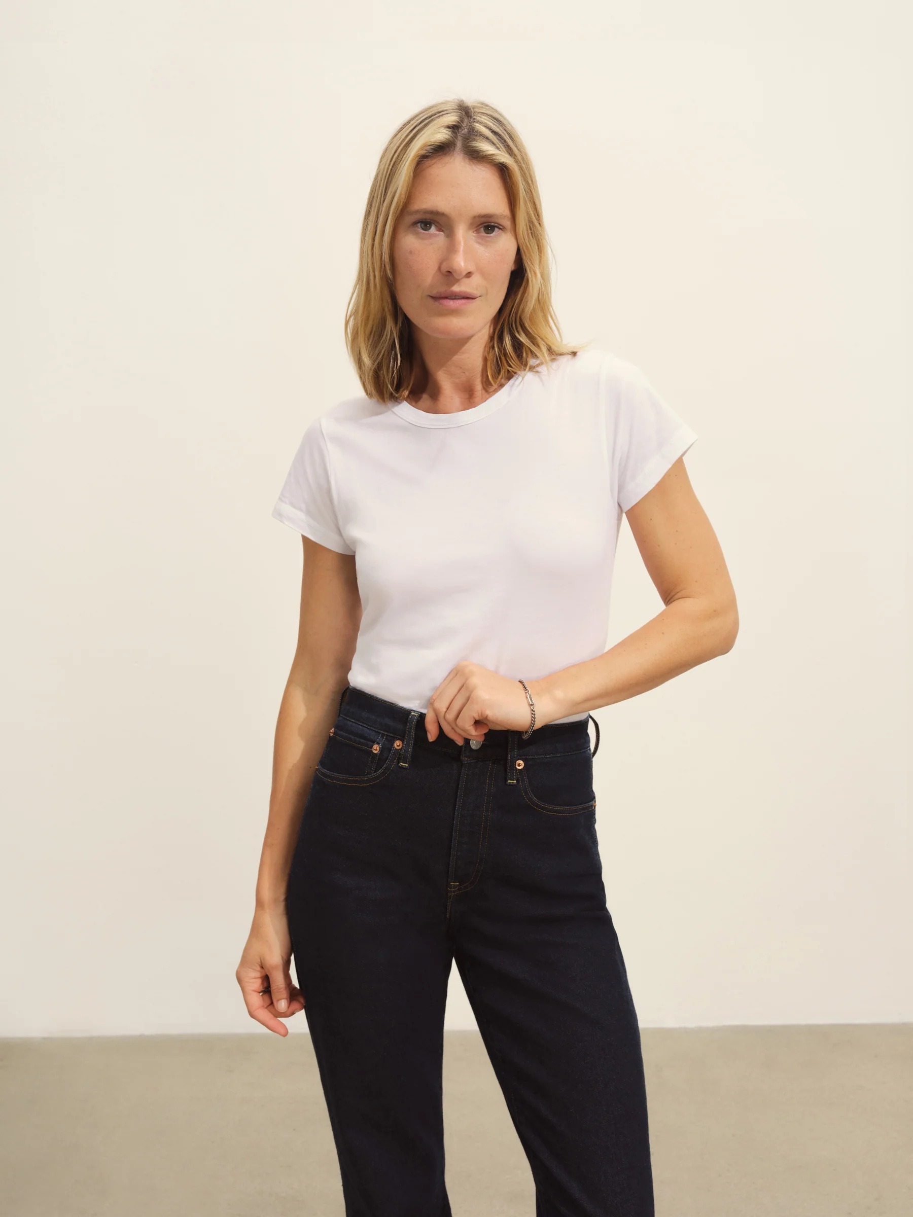 buck mason, Pima Slim Crew