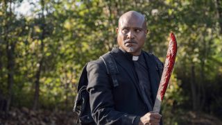 Father Gabriel in The Walking Dead.