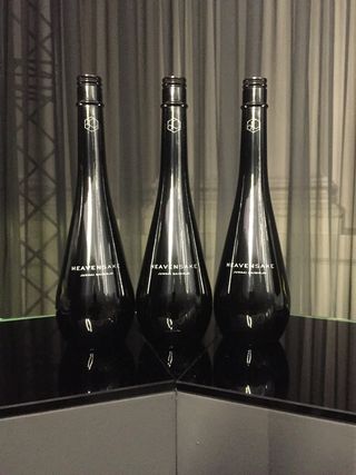 Bottles of the champagne
