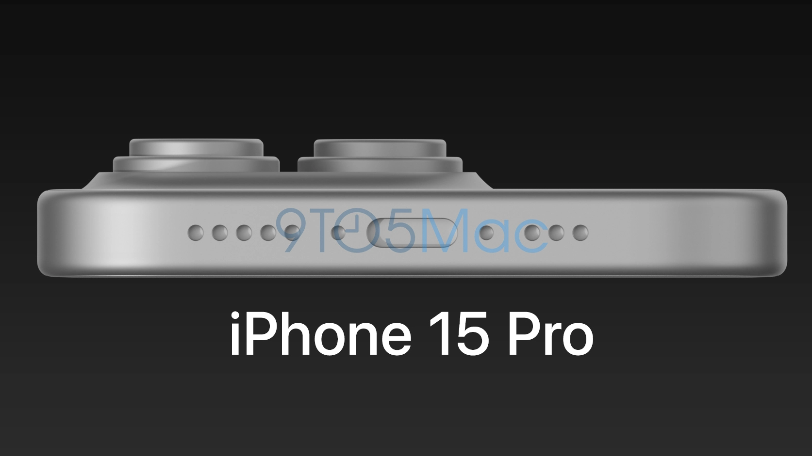 Ein Rendering des angeblichen iPhone 15 Pro