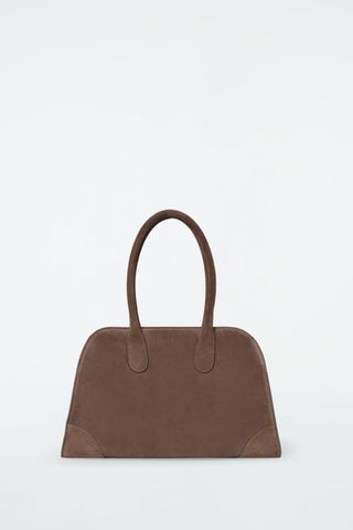 Small Studio Bowling Bag - Suede