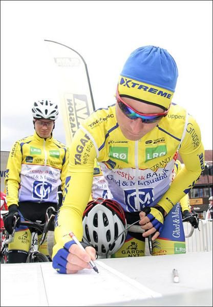 Denmark's Glud &amp; Marstrand - LRO Radgivning team is competing in the Ringerike GP.