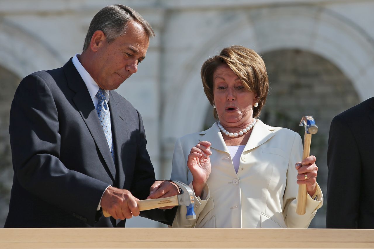 Nancy Pelosi&amp;#039;s birthday present from John Boehner is basically a lesson in delayed gratification