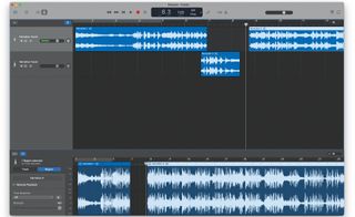 screenshot of GarageBand 