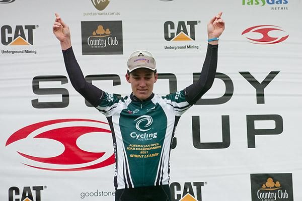 Anthony Giacoppo (Plan B Racing Team) leads the green jersey competition for sprint points on the tour.