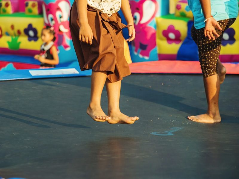 Kids on Trampoline