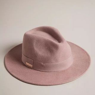 Ted Baker pale pink fedora