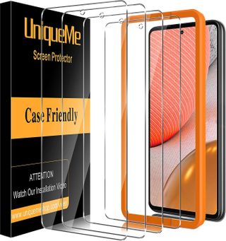UniqueMe Tempered Glass Galaxy A72 Render