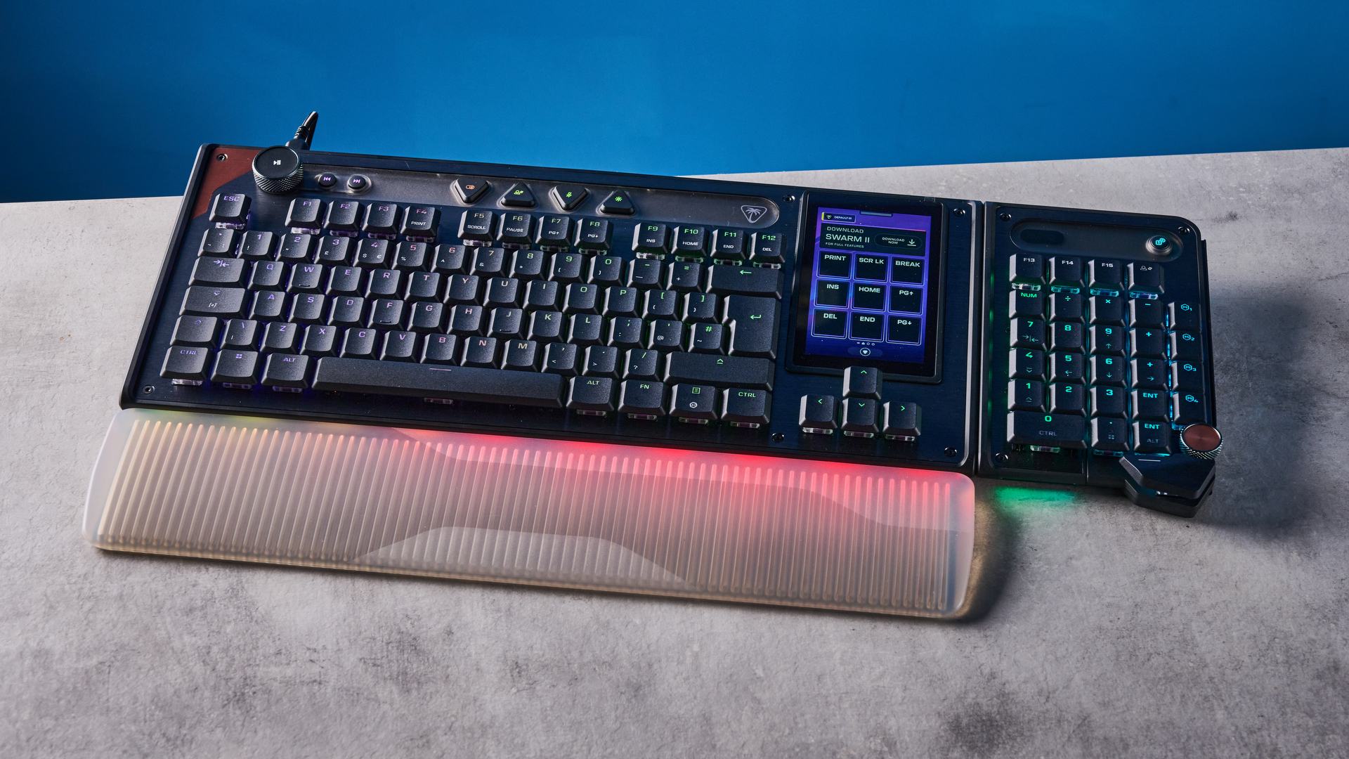 A Turtle Beach Command Series KB7 TKL Hall Effect keyboard