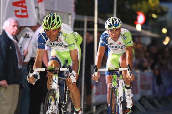 Liquigas on the attack.
