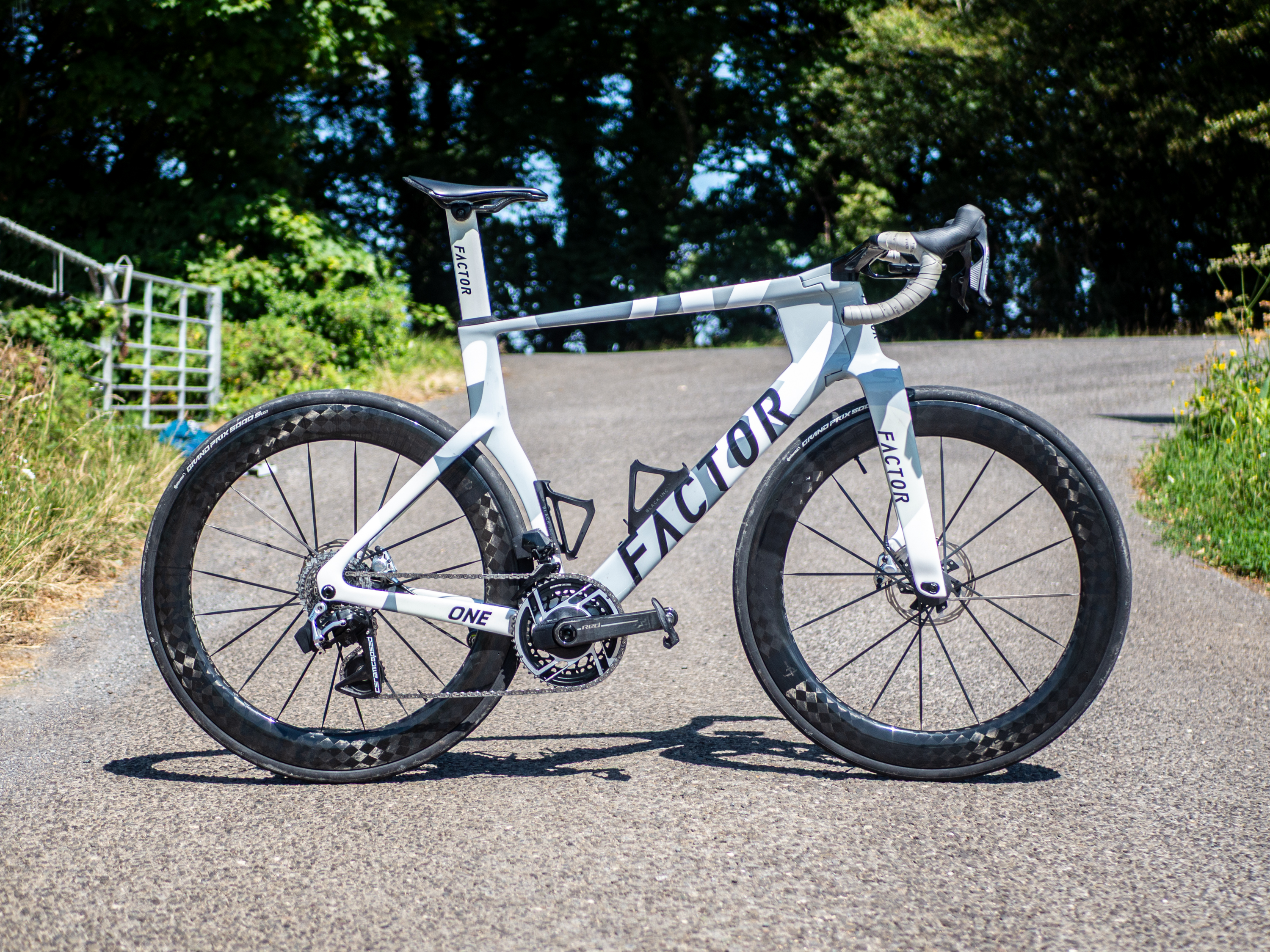 A grey and white Factor One