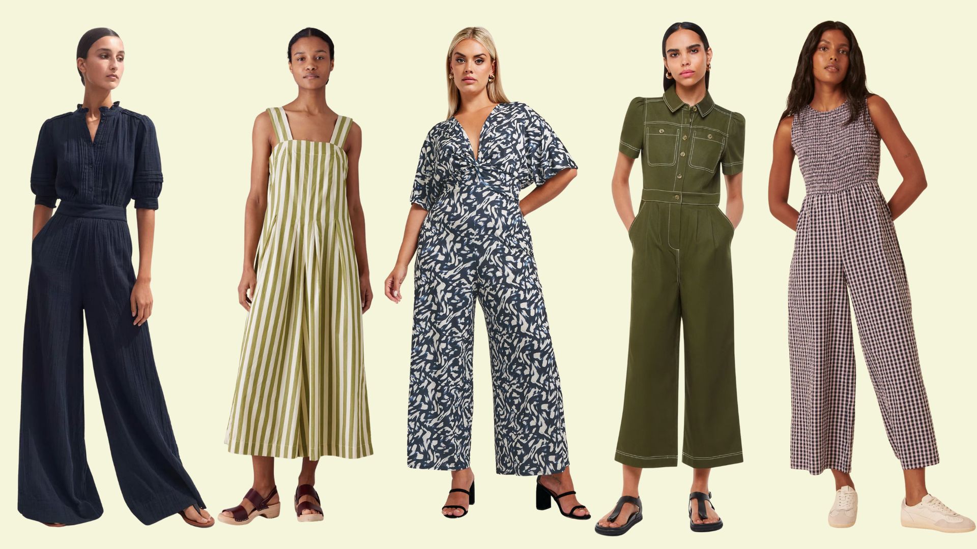 Image of flattering jumpsuits