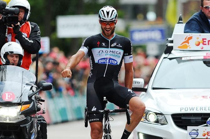 Guillaume Van Keirsbulck (Omega Pharma - Quick-Step Cycling Team) wins stage 7 of the Eneco Tour