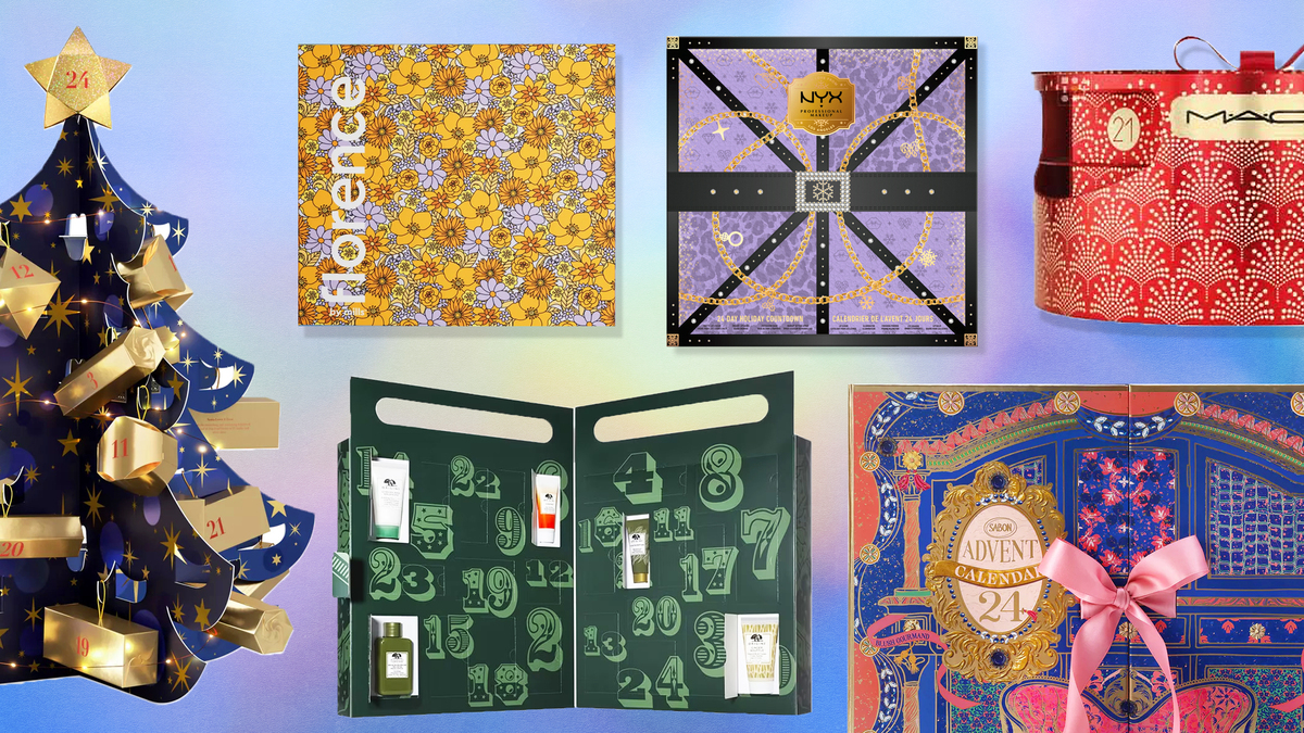 Cheer up your vanity table with these Christmas advent calendars