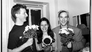 Billy Bragg, Natalie Merchant and Michael Stipe in 1990