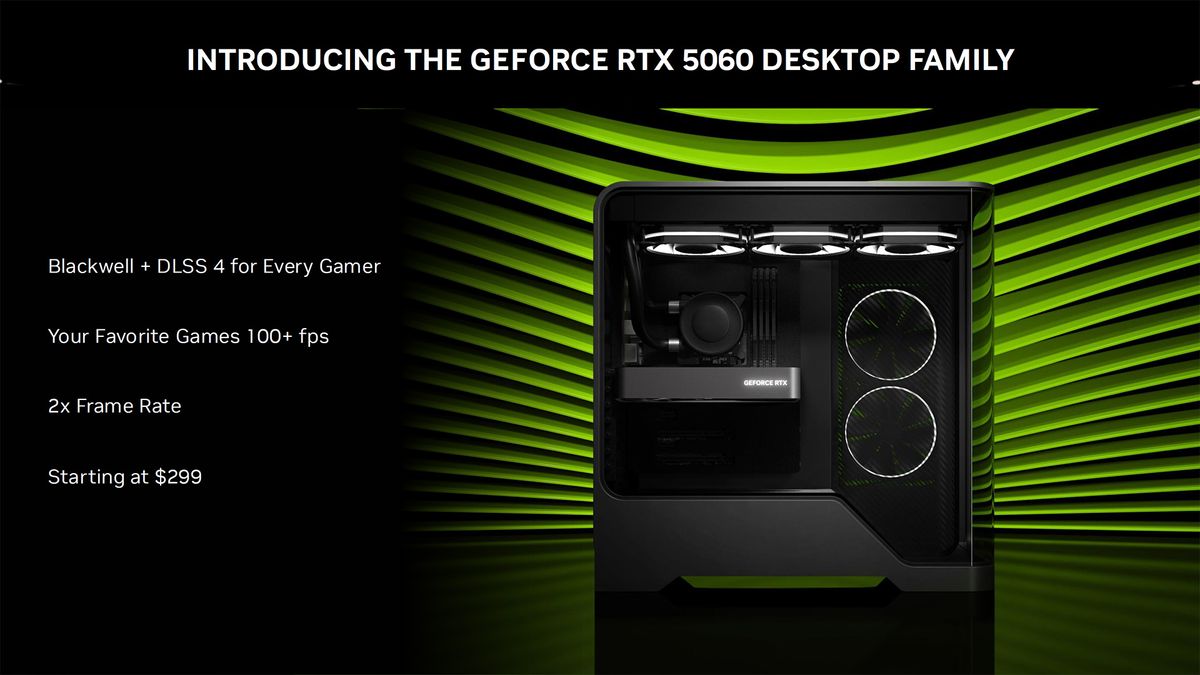 Nvidia GeForce RTX 5060 Ti and RTX 5060 presentation