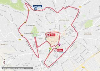 Vuelta a Espana 2017 stage 1 map